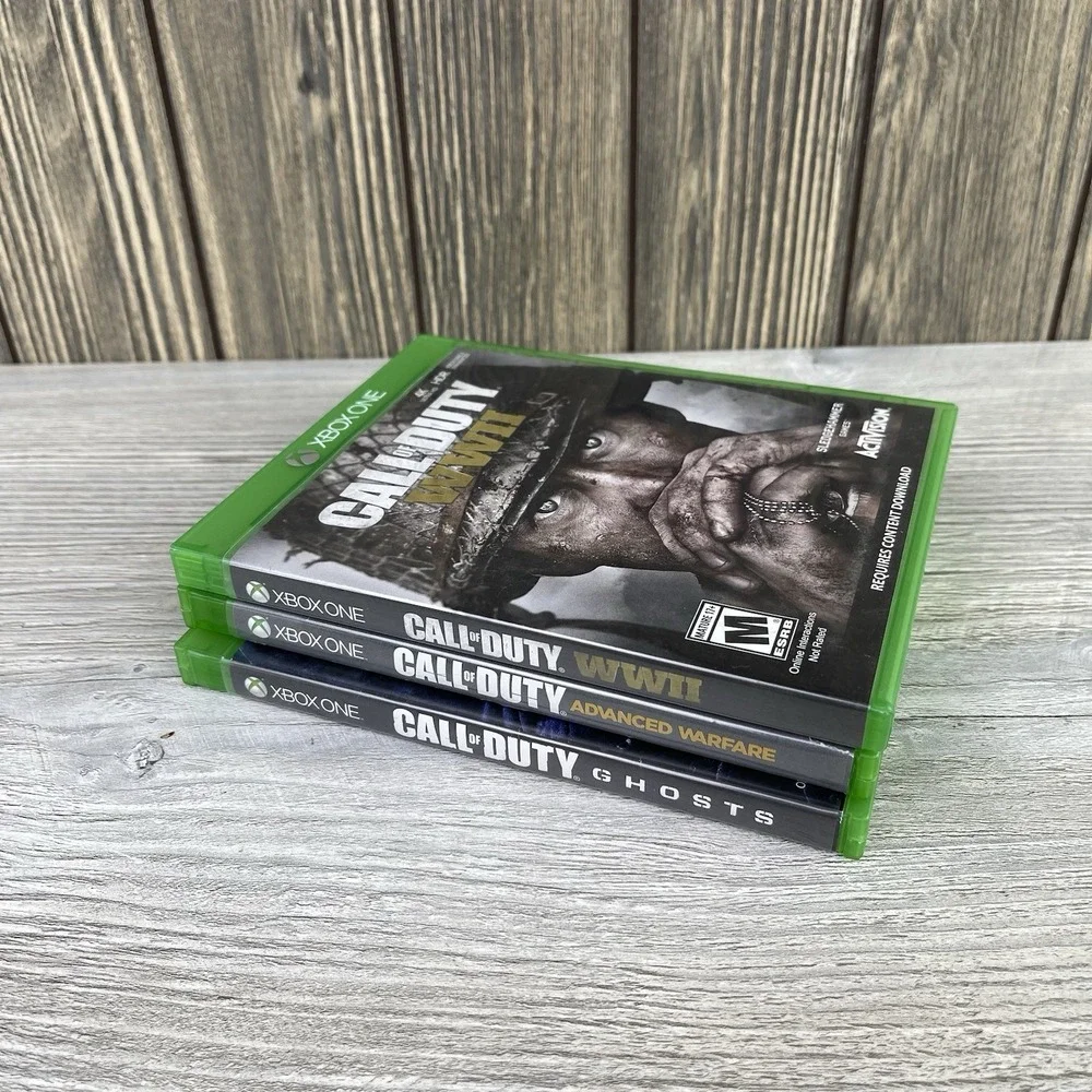 Xbox One Call Of Duty Games Lot Of 4 Modern Warfare-advanced Warfare- Ghosts